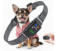 CAWJUG Collares antiladridos para perros, ultra delgado y ligero, con 3 modos de trabajo, 7 sensibilidad, impermeable IP67, collar para perros pequeños y medianos
