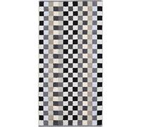 Cawö Home Toallas Unique Karo 942 antracita - 77 toalla de ducha 70 x 140 cm