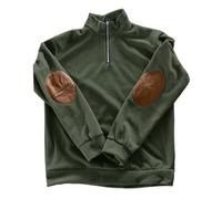 Caxndycing Chándal deportivo para hombre, traje deportivo de dos piezas, traje de casa para otoño e invierno, cálido, camiseta de 2 piezas y pantalones deportivos, unisex, R Army Green, M