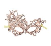 Caxndycing Máscara de encaje para mujer, máscara veneciana de carnaval, disfraz de San Valentín, máscara para gatos, fiesta de carnaval, máscara de ojos, máscara de media cara