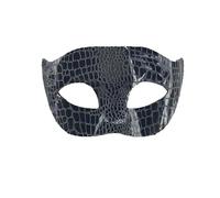 Caxndycing Máscara de mascarada para mujer, plateada, media máscara veneciana con purpurina, máscara hueca de metal para carnaval, fiesta, boda, disfraz accesorio