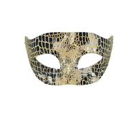 Caxndycing Máscara de mascarada para mujer, plateada, media máscara veneciana con purpurina, máscara hueca de metal para carnaval, fiesta, boda, disfraz accesorio