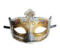 Caxndycing Máscara de mascarada sexy para adultos, carnaval veneciana, máscara de lentejuelas plateada, máscara de mariposa, máscara de ojos brillante, accesorio para festivales, vestimenta para