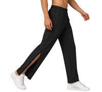 Caxndycing Pantalones de rehabilitación para hombre y mujer, con apertura lateral, con cremallera lateral y cremallera en la pierna, pantalones de fickers rápidos, pantalones deportivos para el tiempo