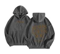 Caxndycing Sudadera con capucha para hombre con estampado trasero en el señor estampado sudadera con capucha hombres unisex moda manga larga sudadera casual de talla grande suéter sudaderas hip hop
