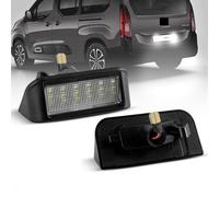 CAXUMO Luz de matrícula, for Citroen, for Berlingo Jumpy Spacetourer, envío sin Errores, luz Blanca, lámparas con números OEM 6340G7 6340E9 Luces de matrícula