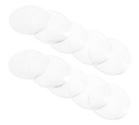 CAXUSD 10 Piezas Lupa Gafas Led Bombilla Inteligente Espectador Rayo Tarjetas Blancas Linterna con Pilas Luces De Flash Óptico Techo De Tonos Claros Condujo Acrílico Transparent