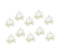 CAXUSD 10piezas Caja De Dulces De Carreta De Calabaza Almacenamiento De Chocolates y Golosinas Para Bodas y Fiestas