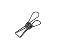 CAXUSD 10piezas Clip De De Pescado Metalico Color Negro Organizador Creativo Para Archivar Facturas Papeles Casa Oficina y Escuela