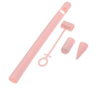 CAXUSD 1pieza Funda De Silicona para Pencil Protección Anticaída Estuche De Lápiz Cartoon Cerdito Rosa Accesorio Antirayaduras y Antideslizante para Escritores y Artistas