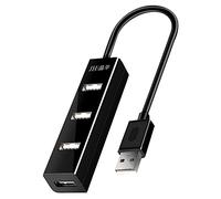 CAXUSD 1pieza Hub USB Puertos De Alta Velocidad Adaptador De Expansión Multi USB para Pc y Laptop Sin Necesidad De Controladores