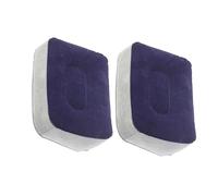 CAXUSD 2 Piezas colchoneta Inflable reposapié de Las piernas Almohada de pie de Viaje Cojín para elevación de piernas de Reposo Elevador Estera Flocado