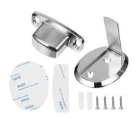 CAXUSD 2 Piezas Tope Magnético Invisible de Puerta Aleación de Zinc Soporte Compacto y Resistente para Dormitorio Cocina y Baño Protección de Pared y Retención de Puertas