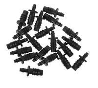 CAXUSD 20 Piezas Conectores de para Sistema de Riego por Goteo Accesorios de Irrigación para Jardín Acoplamientos Rectos y Tapones Control del de Agua