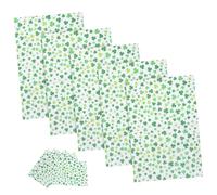 CAXUSD 20 Piezas Papel de Regalo Resistente y Grueso para Festivales Irlandeses y Cumpleaños Diseño para Envoltura y Significativa