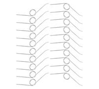 CAXUSD 20 Unidades Muelles de Torsión para Tapa de Cubo de Basura Resorte Bisagra de Acero Inoxidable para Reparación de Contenedores de Residuos Compatible con Modelos Metálicos