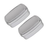 CAXUSD 2piezas Caja De Jabón Ligera Estuches Prácticos Tapa De Seguridad para y Hogar Organizador De Cosméticos Estuche Multifunción