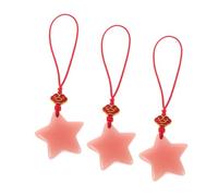 CAXUSD 3 Piezas Lanyard Phone Charm Glow In The Dark Star Pendant Lightweight Bag Hanging Accessory Compatible