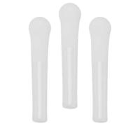 CAXUSD 3 Piezas Machacador de Ajo de Cerámica Blanco Manual para Cocina, Palo de Moler Reutilizable Adecuado para Medicina y Pimienta en Utensilios de Cocina