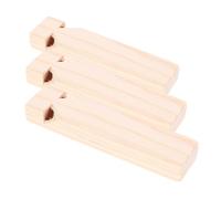 CAXUSD 3 Piezas Orff juguetes musicales los silban juguete juguetes de música para pequeños silbatos juguete de silbato accesorios de tren silbato de madera Beige