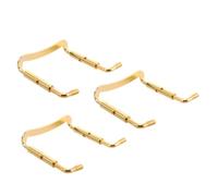 CAXUSD 3 Piezas Tornillo para Reposapiés de Violín Dorado de Metal Mecanismo de Bloqueo de Doble Rosca, Fácil Ajuste y Reducción de Fricción para Mantenimiento y Reparación del