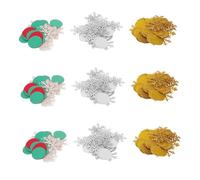 CAXUSD 300 Piezas Confeti de de Brillantes para Navidad Decoración de Mesa Festiva Rojo Verde Dorado y Plata para Fiestas y Ambientación Navideña