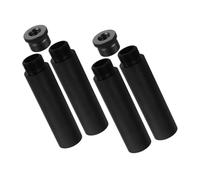 CAXUSD 4 piezas Kit de Extensión para Soporte de Micrófono Tubo Metálico Adaptadores para Streaming Grabación y Configuración Profesional