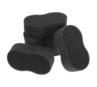 CAXUSD 5 Esponjas para Limpiar Caballos Negras, Herramienta para Limpiar el Cuerpo del Caballo, Esponjas de Limpieza para Baño, Paquete de 5 Unidades, Regalo para Familiares y Conocidos