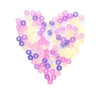CAXUSD 500 Cuentas UV que Cambian de Color para Fabricación de Joyas Plástico Resistente Ideales para Pulseras DIY y Enseñanza de Conciencia UV Color Aleatorio