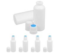 CAXUSD 6 Envases Aplicadores Vacíos de Linimentos con Cabezal de Esponja, 100 Ml, de Plástico Portátil y Práctico para Viajar