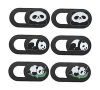 CAXUSD 6 Piezas Cubierta de la cámara Accesorios pc acessórios para computador pc Accesorios Cubierta Webcam Piso Tapa de protección Control Deslizante Tapones Ordenador portátil AbS