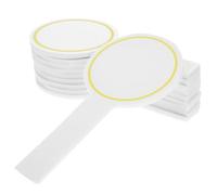 CAXUSD 6 tablones de anuncios en seco carteles pequeños de limpieza en seco de subastas rápido sí no paleta portátil pizarra blanca mini espuma estudiante sosteniendo un escudo