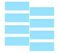 CAXUSD 8 Tiras De Lectura Azules Para Marcar Páginas Ideales Para La Dislexia Tiras Adhesivas Transparentes Para Resaltar Libros Marcadores Profesionales Pestañas Para Notas Color