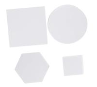 CAXUSD Accesorios Fotográficos de Cubo Geométrico 4 Piezas Accesorios de Espuma para Productos Belleza Postres Joyas Fotografía Portátiles Fáciles de Limpiar