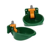 CAXUSD Bebedero Automático para Cerdos y Ovejas Cuenco Metálico Resistente Suministro Estable de Agua para de Ganado Tazón Verde Duradero para Animales Domésticos