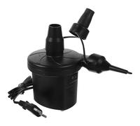 CAXUSD Bomba de Aire Eléctrica 150w 250l/ Abs Negro 3 Boquillas 3 Psi Portátil para Colchones Inflables y Colchón de Aire para Camping Celebración Verano