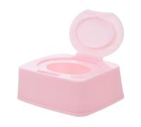 CAXUSD Caja De Almacenamiento Para Toallitas Húmedas Para Bebés Contenedor Tapa De Soporte Para Guardar Algodón De Maquillaje Baño o Cocina