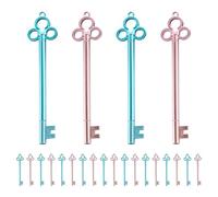 CAXUSD Colección De 40 Piezas De Suministros De Oficina Retro Bolígrafos De Gel Con Forma De Llave Bolígrafos Vintage De Tinta De Gel Bonitos Para Útiles Escolares