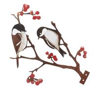 CAXUSD Colgante De Granja De Pájaros En Robin Rama Espantapájaros Solar Espectro Pájaros De Patio Pavo Real Paloma Colibrí Decoración Al Aire Patio Interior Coffee Planchar