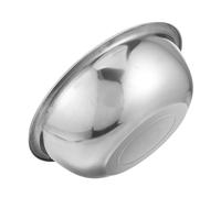 CAXUSD Cubo de Pie de Metal de Acero Inoxidable Diseño Redondo y Moderno para Baño de Pies en Spa Casa, Mejora la Circulación Sanguínea y Permite Inmersión Total