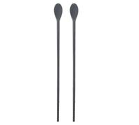 CAXUSD Cuchara de silicona para cocinar y palillos de silicona de doble uso, 1 par con diseño reutilizable para mezclar bebidas y sopas en cocina diaria