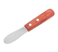 CAXUSD Cuchillo Adecuado para Untar Mantequilla y Mermelada para para Cortar Queso Mango de Madera y Acero Inoxidable, Diseño Ergonómico y Resistente al Desgaste Untar Mantequilla y