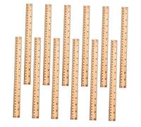 CAXUSD de Madera Portátil 30Cm Práctica para Estudiantes Accesorio Escolar Multifuncional para Dibujar y