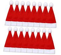 CAXUSD Decoración De Mesa Navideña Juego De Cuchillo y Tenedor De Sombrero Papá Noel 25 Miniaturas