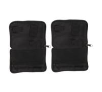 CAXUSD Estuche Portátil de Tela Negro con Cremallera para Medidor de Presión Arterial y Oxígeno, Bolsa Multifuncional de Almacenamiento para Viaje y Uso en Movimiento, 2 Piezas