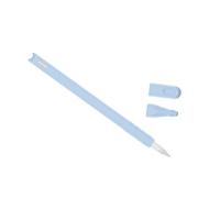 CAXUSD Funda de Silicona Azul para Lápiz Óptico Compatible Stylus Pen, Juego de 3 Piezas Cubierta Anti-perdida y Anti-rayaduras para Uso Escolar