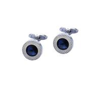 CAXUSD Gemelos de camisa de moda 2 unidades de cobre con cristal para hombre en ocasiones de aniversario