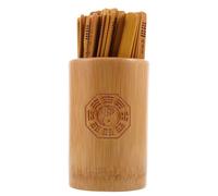 CAXUSD Herramienta de Adivinación de Varillas de Bambú para Aprendizaje de I Ching con Diseño Delicado, Enriquecimiento Cultural y Soporte para Decisiones en Rituales y Meditación