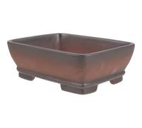 CAXUSD Macetero con Orificio de Drenaje de Arena Morada Bonsai Rectangular Macetas para Suculentas y Cactus en Sala o Mesa del Hogar