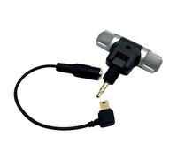 CAXUSD Micrófono Estéreo para con Adaptador USB y Cinta Doble Cara Mejora La Calidad De Sonido para Grabaciones y Vlogs